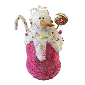 Festive Snowman Candy Decor